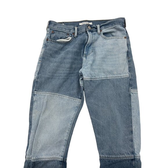 Pacsun Mens Slim Taper Patchwork Jeans Size 31x32 Blue Denim - Picture 3 of 11